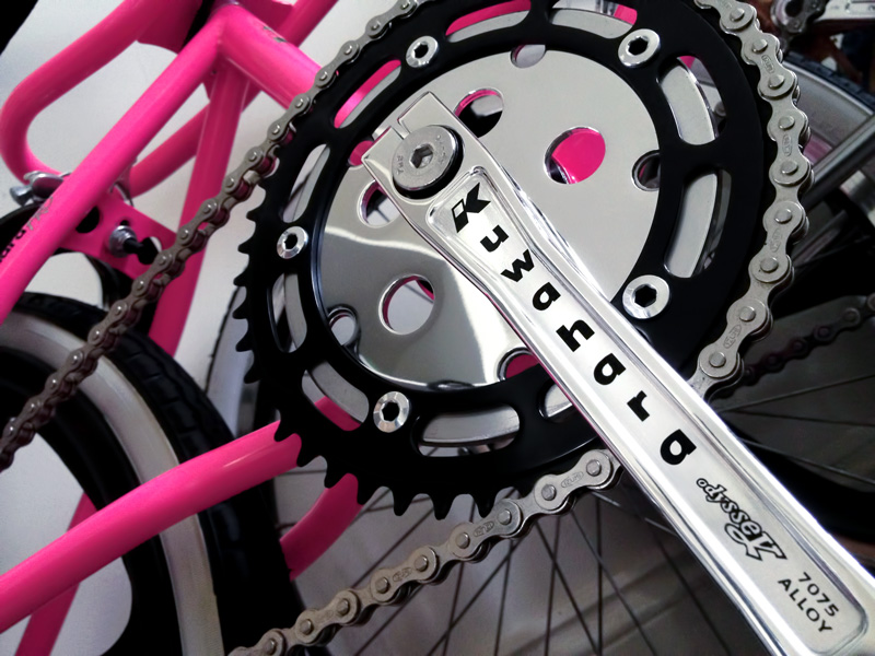 1987 Kuwahara Magician Pro with custom Odyssey Black Widow cranks fitted