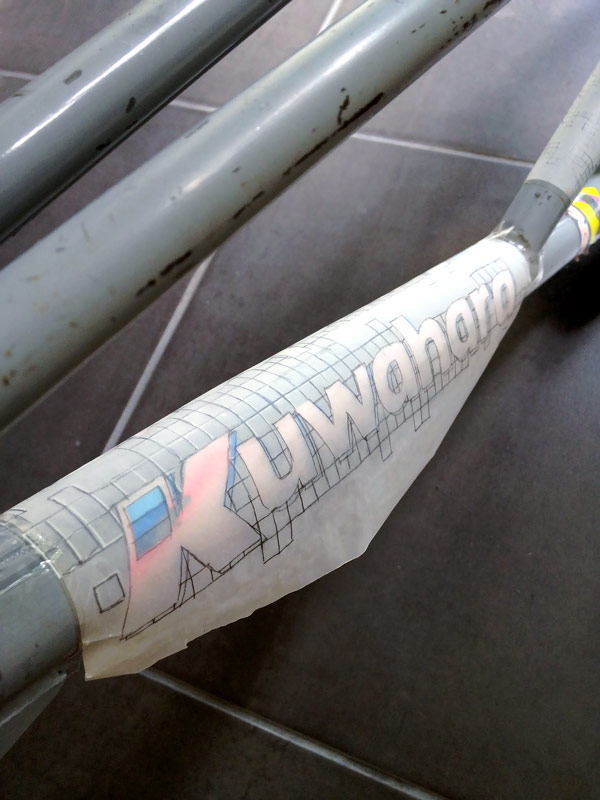 1987 Kuwahara Magician Pro decal tracing — portrait