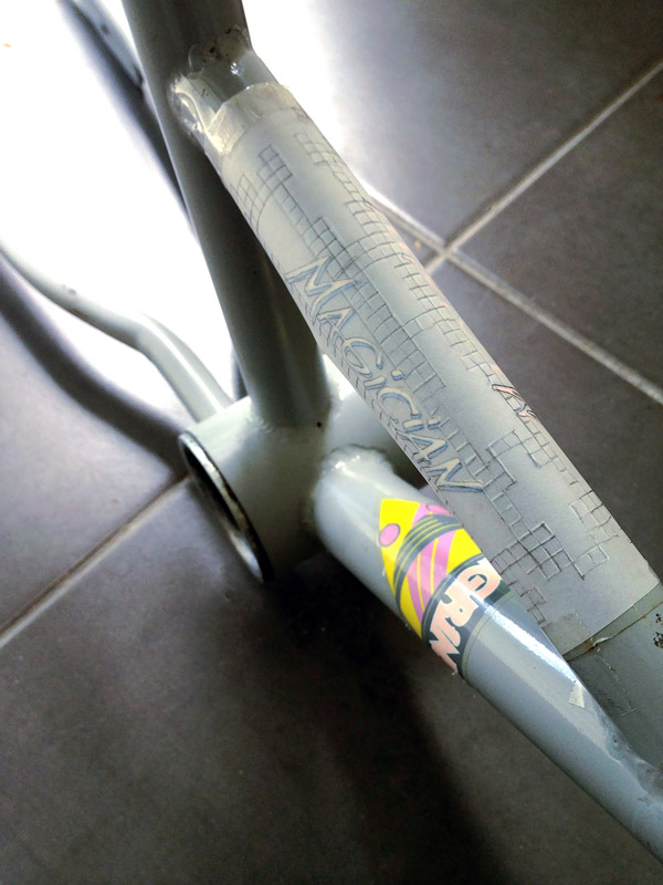 1987 Kuwahara Magician Pro decal tracing — portrait