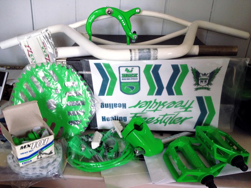 Healing Freestyler parts stockpile