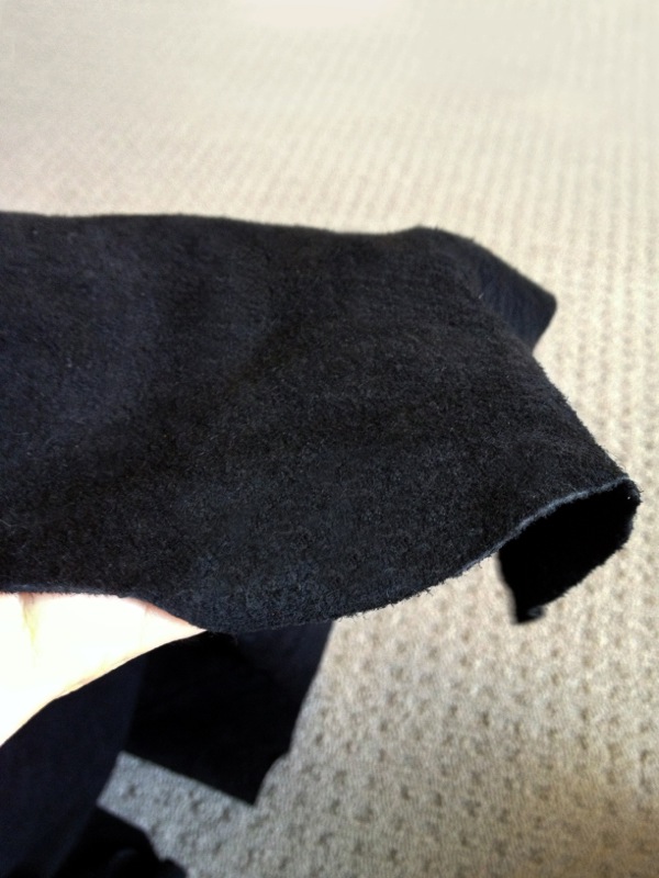 Pigskin Split suede material — step 13