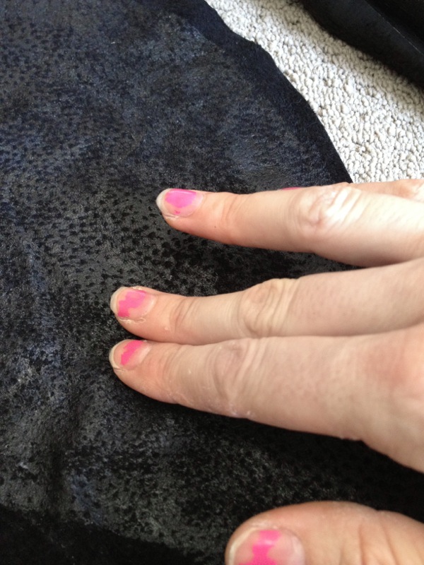 Applying cover to seat — step 18