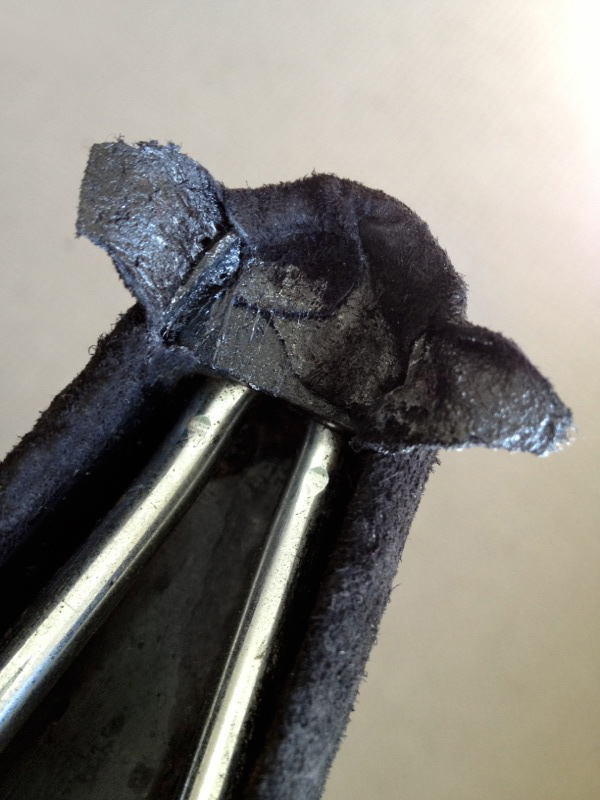 Decal applied to seat — step 33