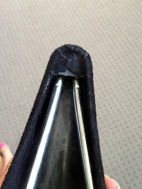 Decal applied to seat — step 34