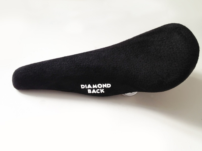 Finished re-covered seat on bike — step 39