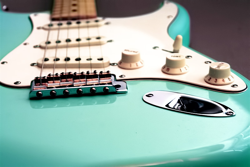 Seafoam green Fender Stratocaster — colour inspiration