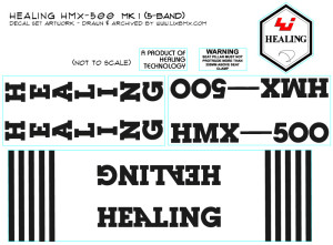 HMX-500 mk1 decal set