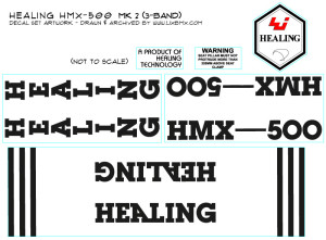 HMX-500 mk2 decal set