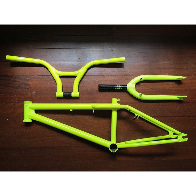 Colony Prody neon yellow powder coat 1