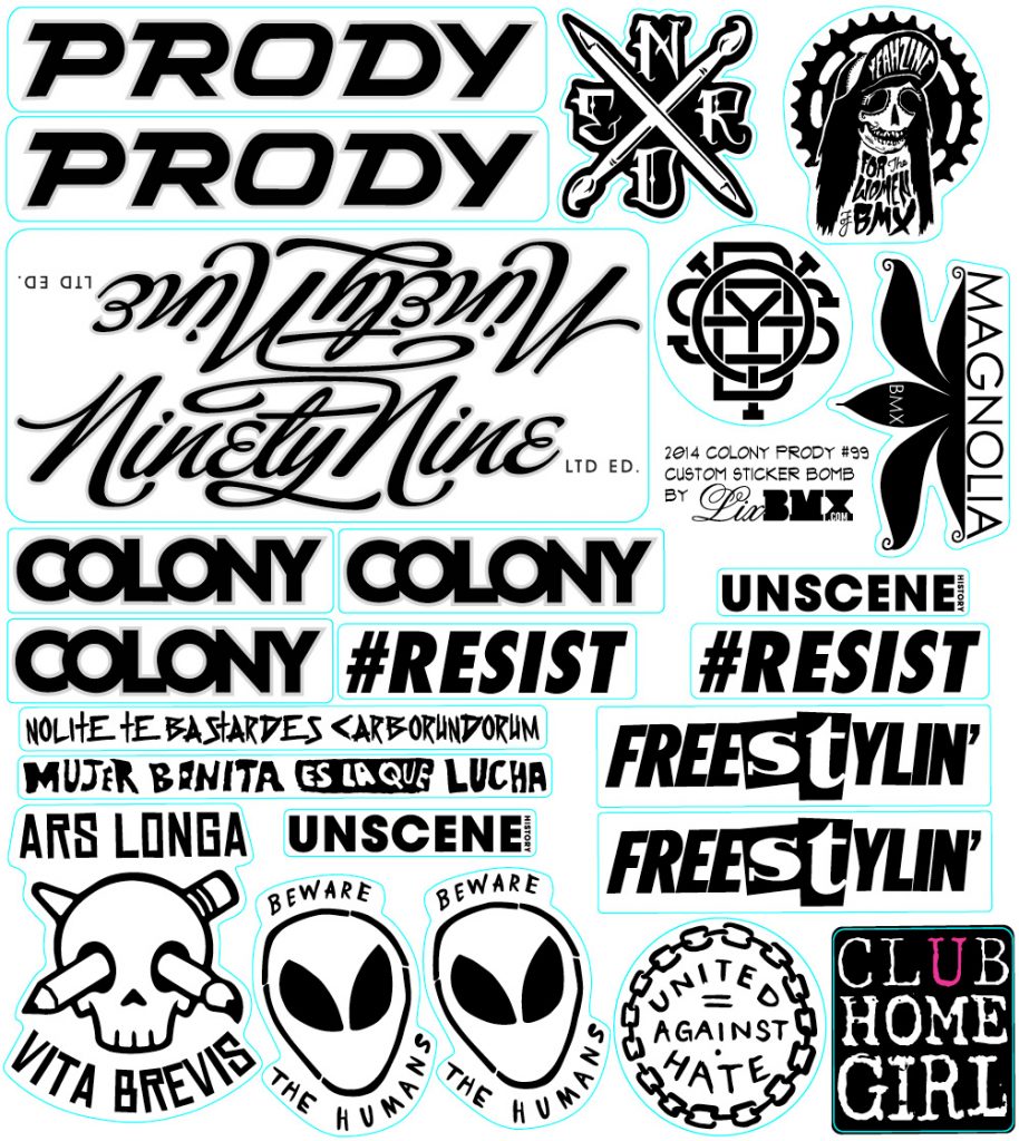 Colony Prody custom stickerbomb 2020